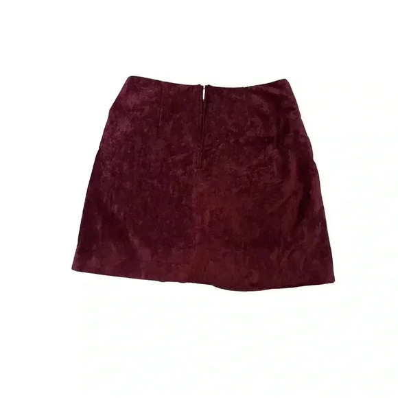 BLANKNYC Wrap Mini Skirt Size 28 Women’s Junior’s carmine red stylish  trend NWT - Picture 5 of 6